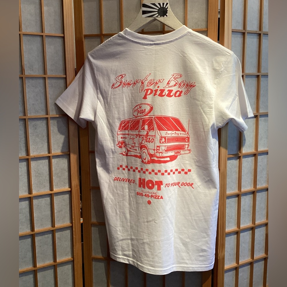Stance x Stranger Things Surfer Boy Short Sleeve T-Shirt White Men's Size Small